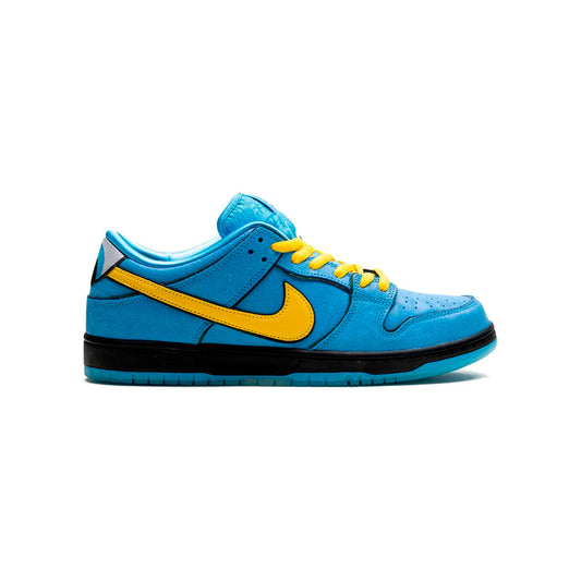 Nike Dunk Low SB Azzurro e Giallo Bubbles Powerpuff Uomo