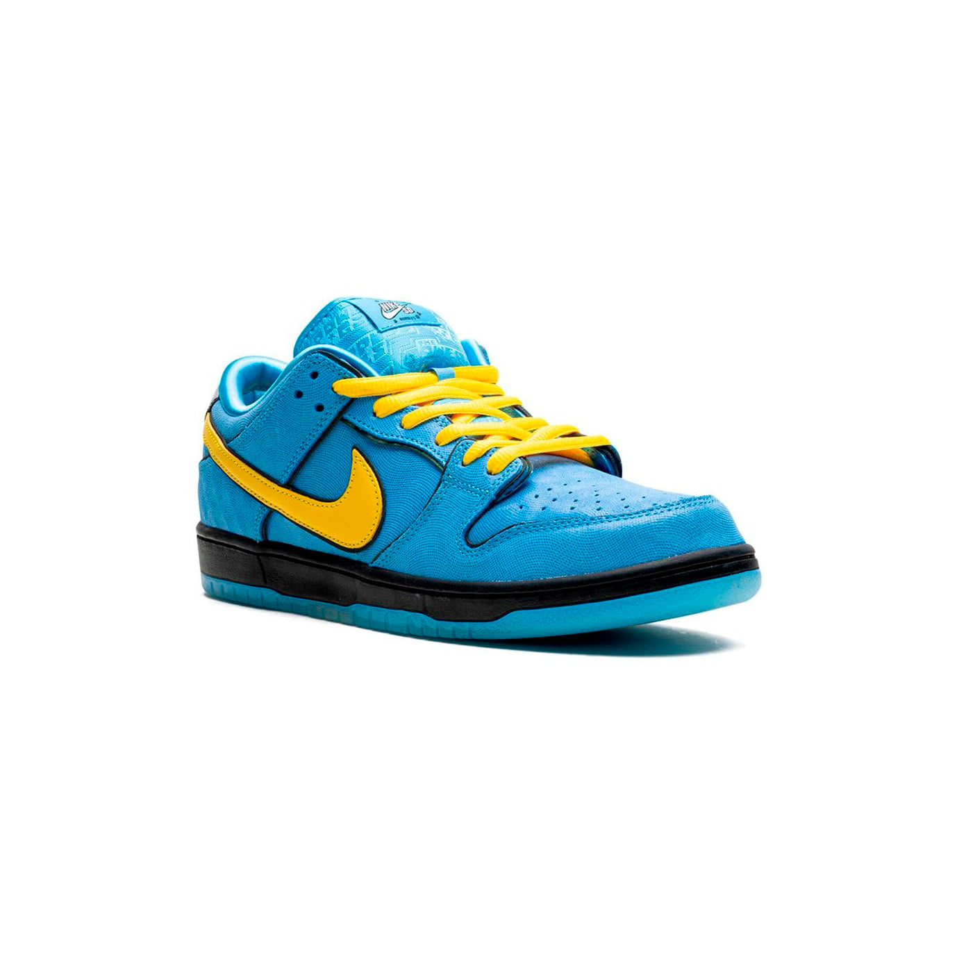 Nike Dunk Low SB Azzurro e Giallo Bubbles Powerpuff Uomo