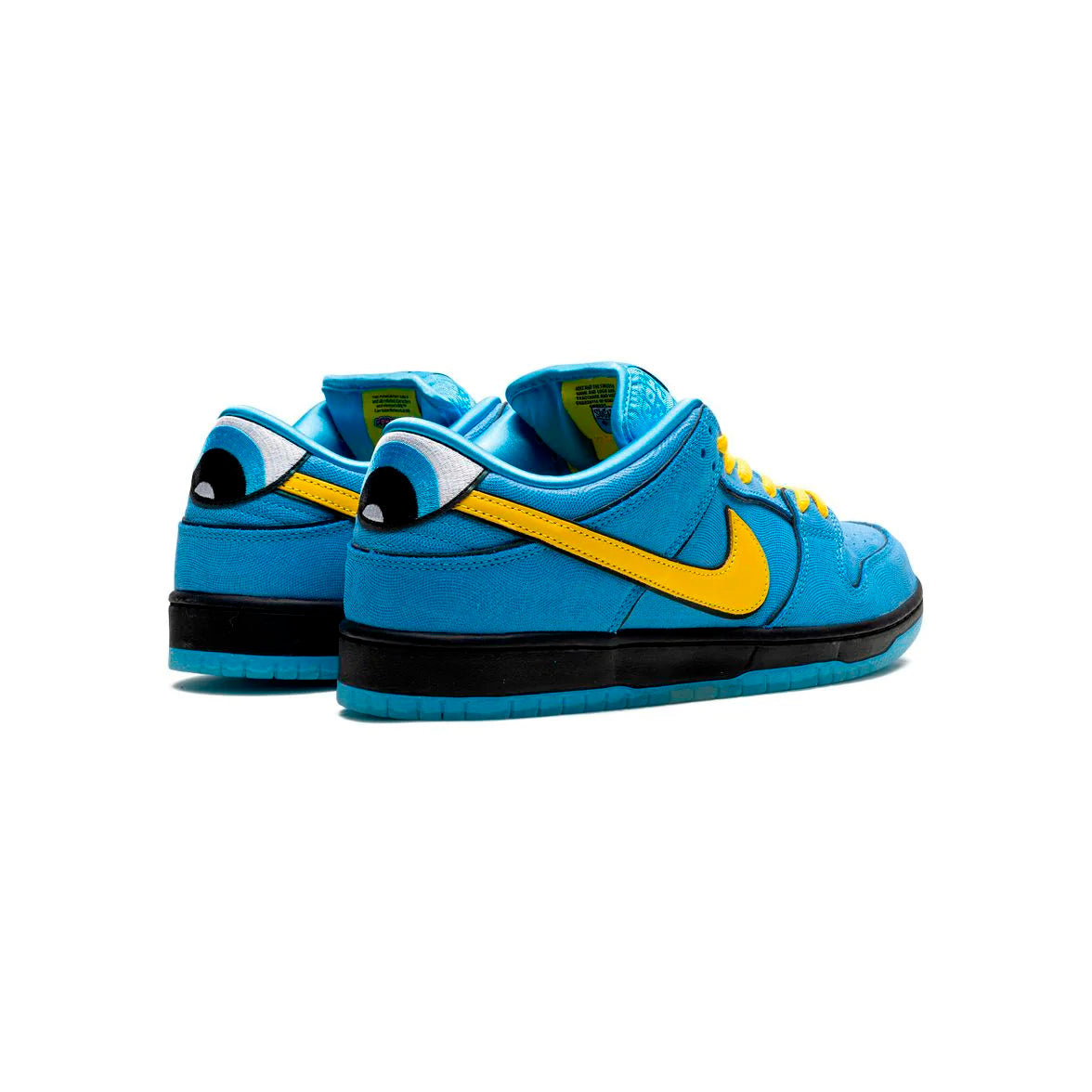 Nike Dunk Low SB Azzurro e Giallo Bubbles Powerpuff Uomo