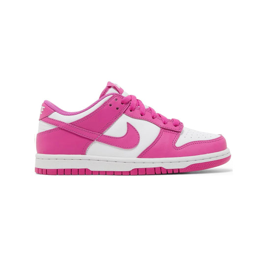 Nike Dunk Low Fucsia Attivo e Bianco Scarpe Donna