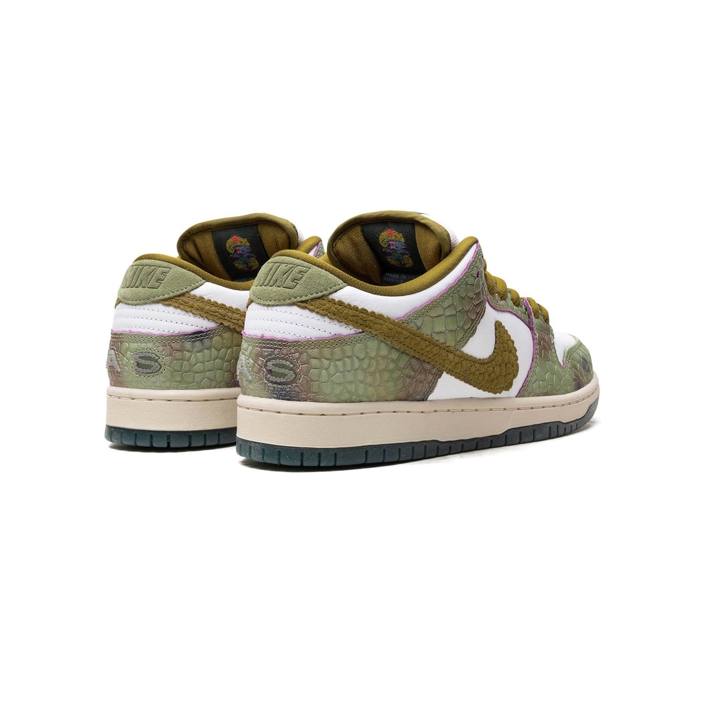Nike Dunk Low SB Verde e Bianco Chameleon Scarpe Uomo