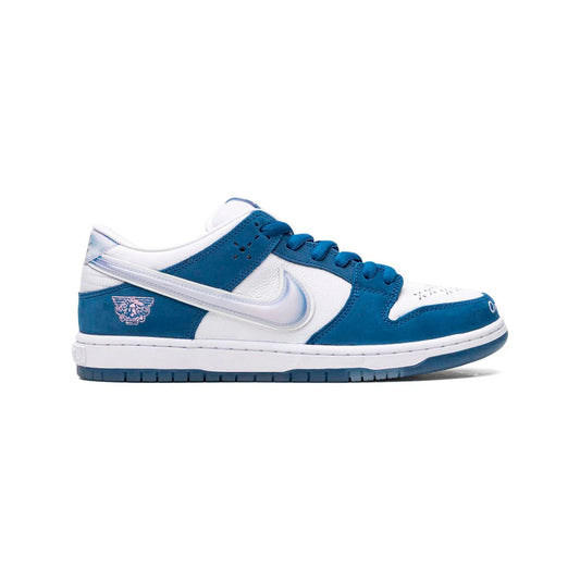 Nike Dunk Low SB Bianco e Blu Born x Raised Uomo