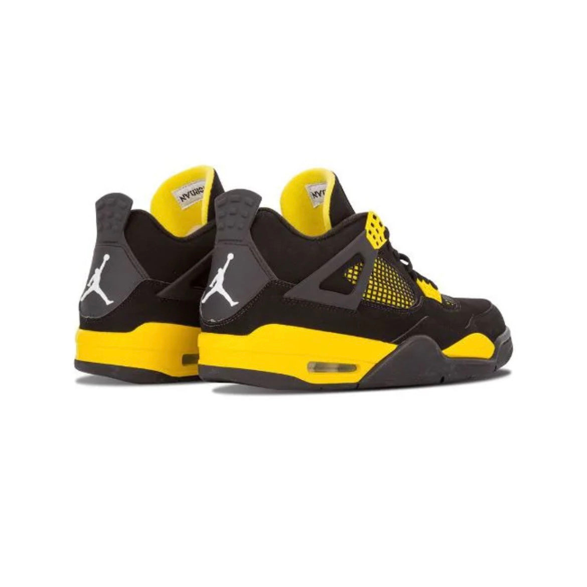 Nike Air Jordan 4 Retro Thunder Nero Giallo Uomo