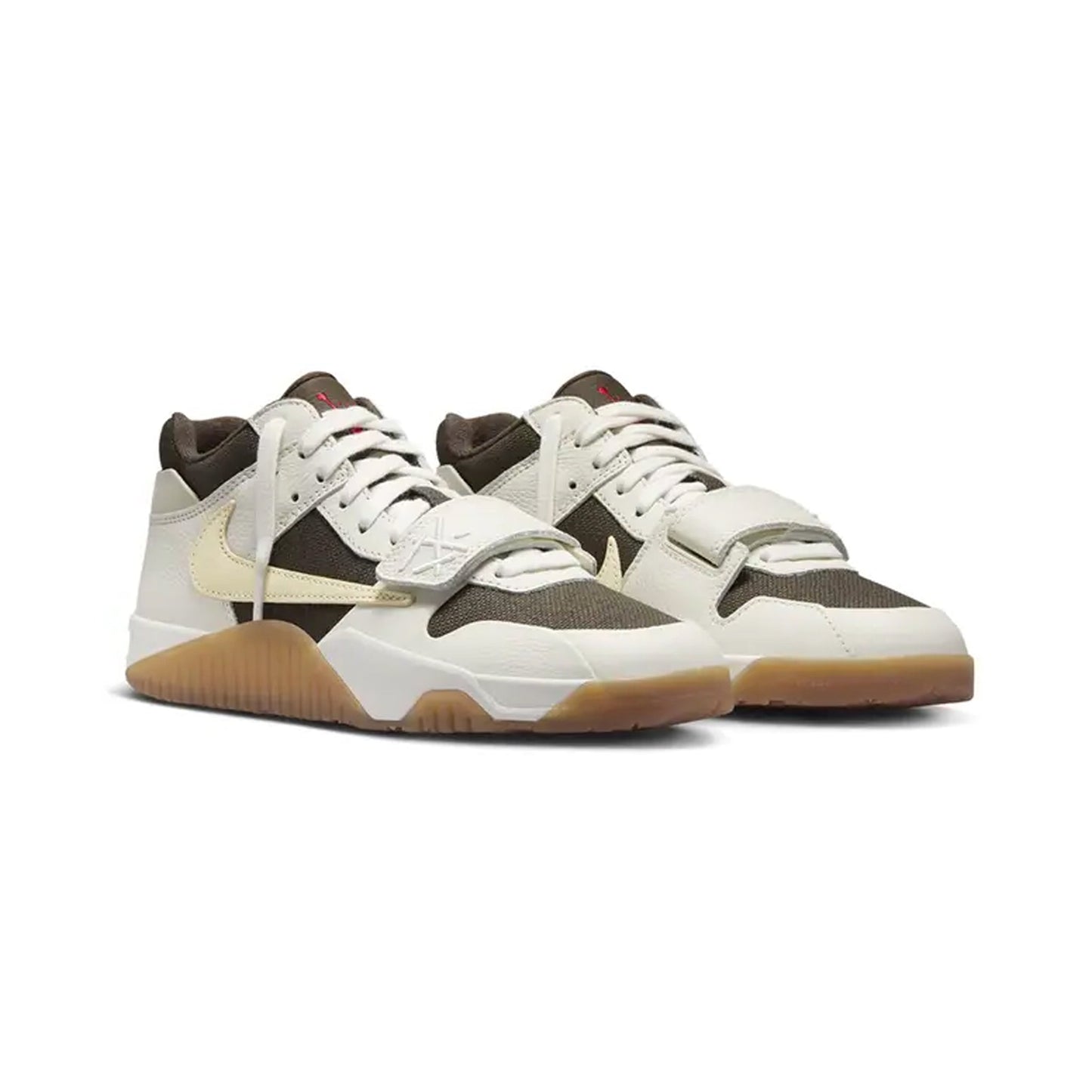 Nike Jordan Jumpman Jack Low x Travis Scott Sail Marrone Bianco