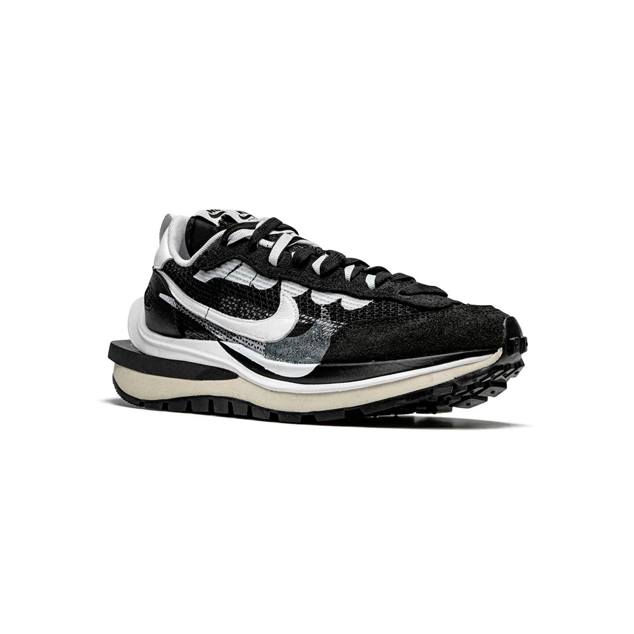 Nike VaporWaffle x Sacai Nero e Bianco Scarpe Running Retrò