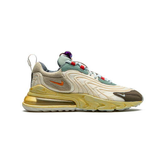 Nike Air Max 270 React Cactus Trails Travis Scott Beige e Giallo