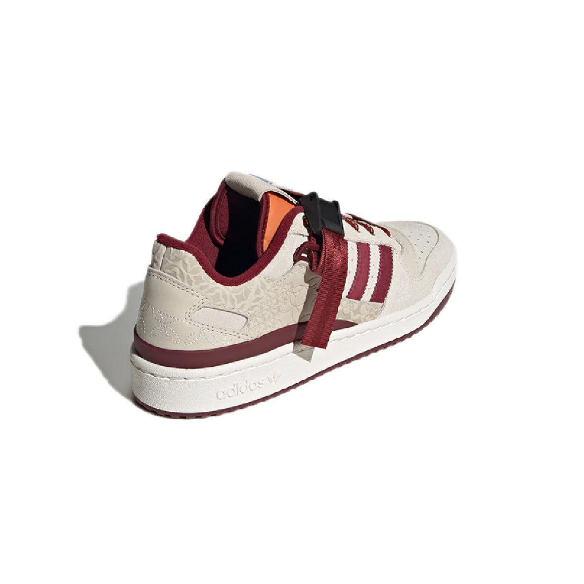 Sneakers Adidas Forum Low Beige Bordeaux in Pelle e Suede