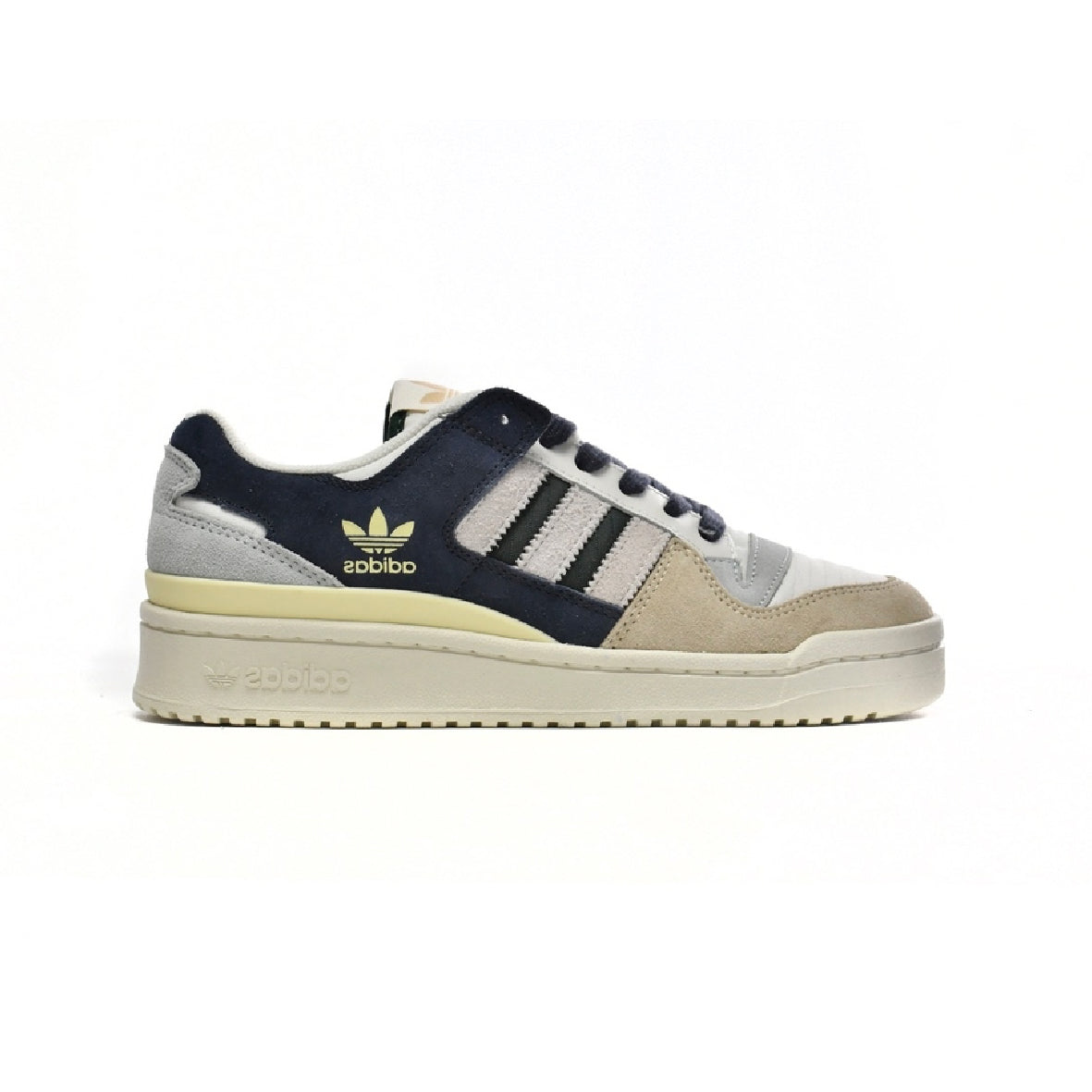 Sneakers Adidas Forum Low x Quiccs Grigio Beige in Suede
