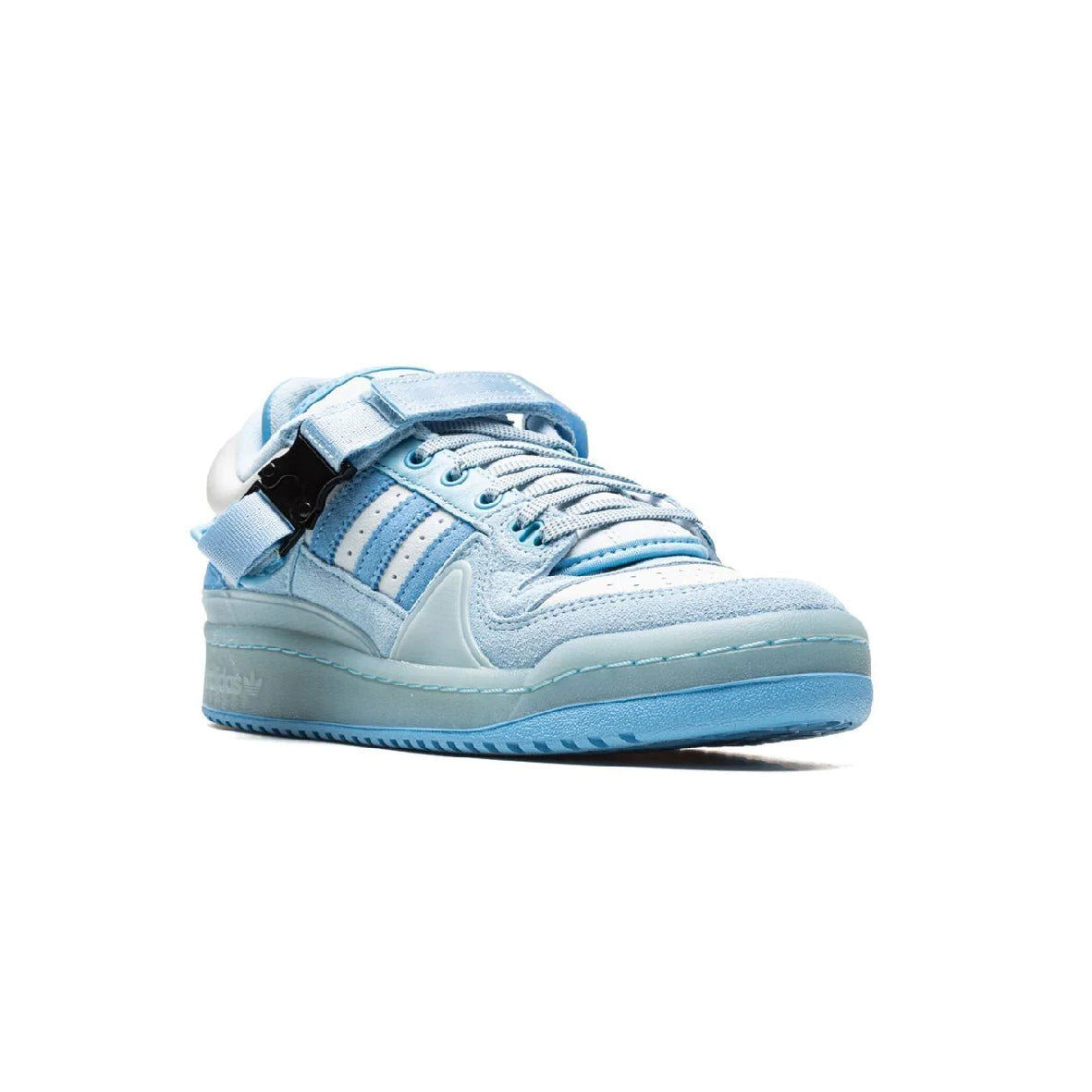 Sneakers Adidas Forum Low x Bad Bunny Azzurro Pastello in Suede