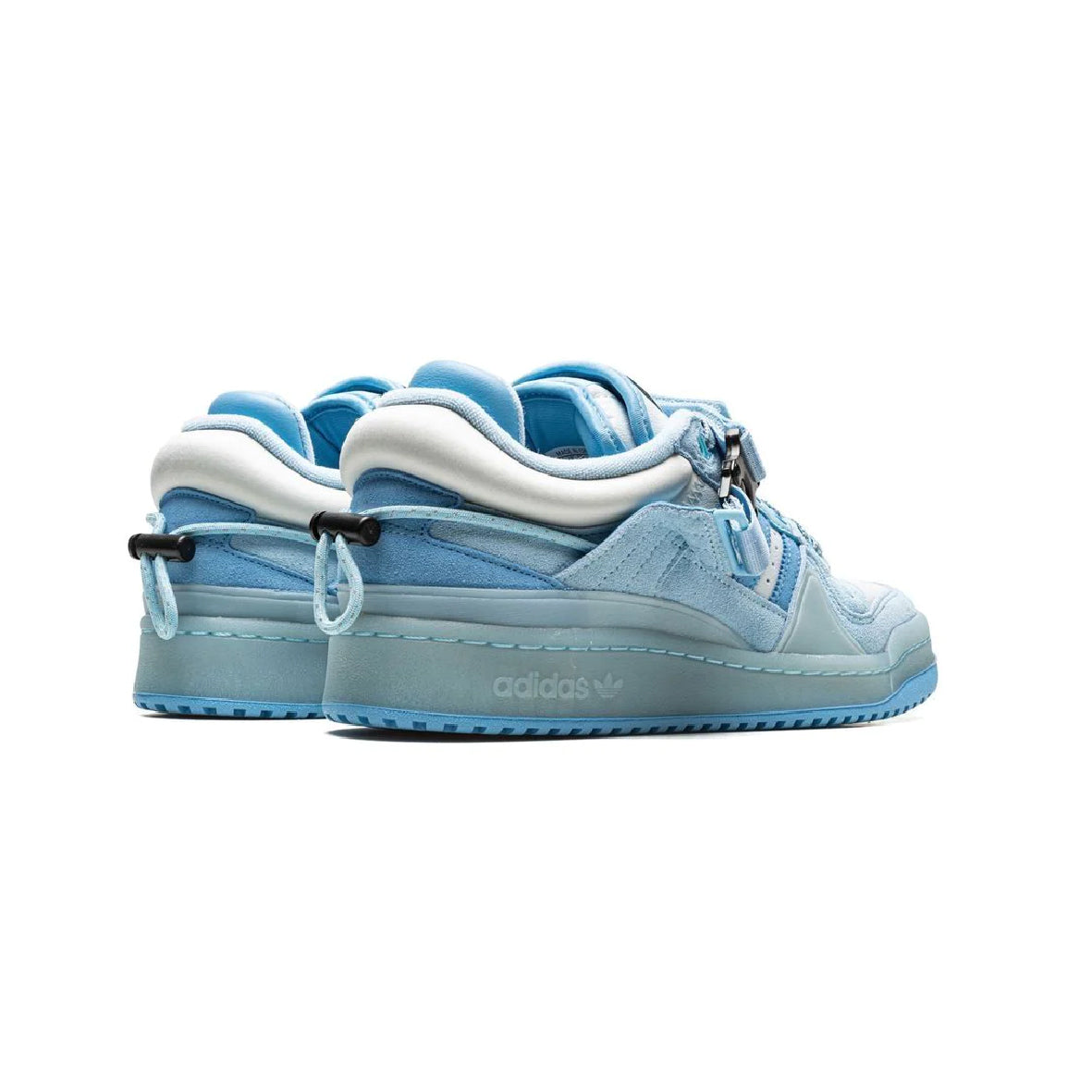 Sneakers Adidas Forum Low x Bad Bunny Azzurro Pastello in Suede