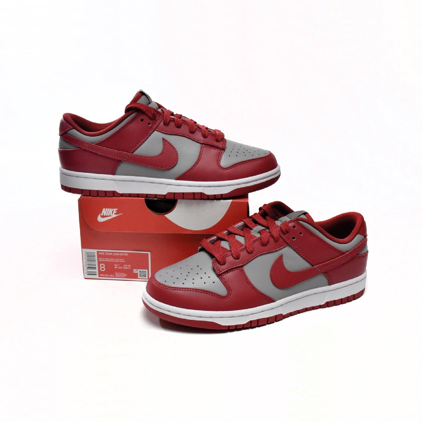 Nike Dunk Low Rosse e Grigie UNLV Uomo