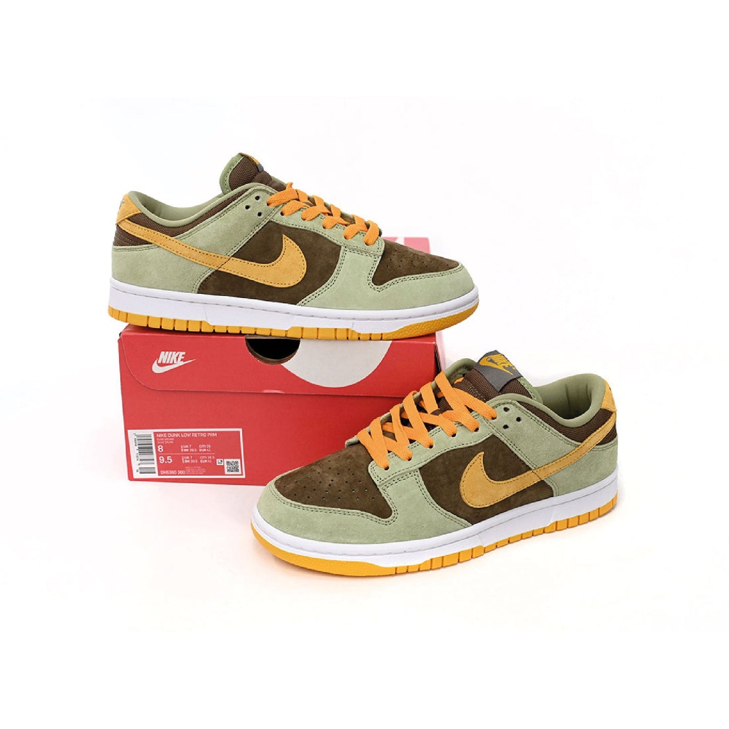 Nike Dunk Low Verde Oliva e Giallo Scarpe Uomo