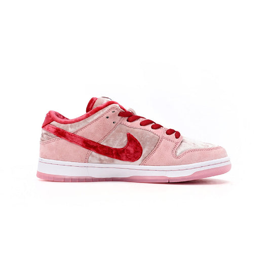 Nike Dunk Low SB Rosa e Rosso StrangeLove Skateboards Uomo