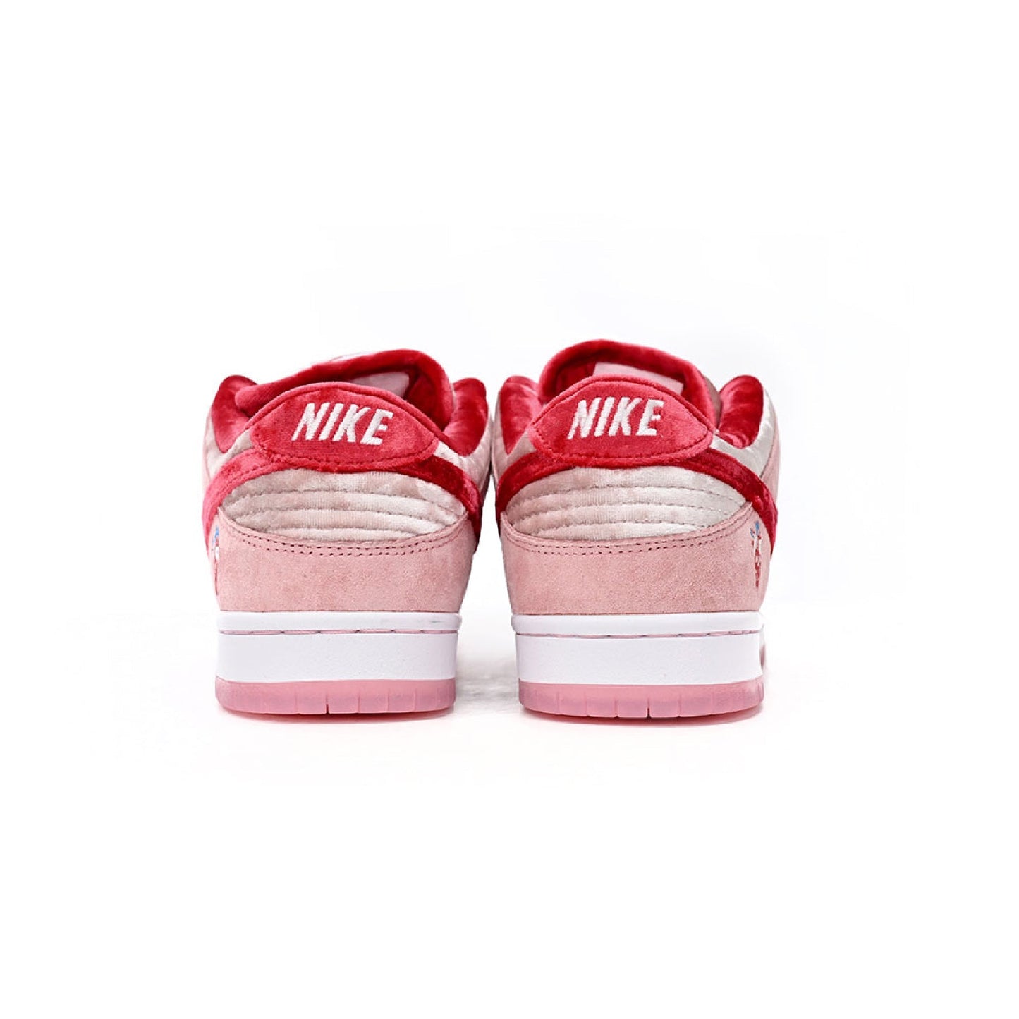 Nike Dunk Low SB Rosa e Rosso StrangeLove Skateboards Uomo