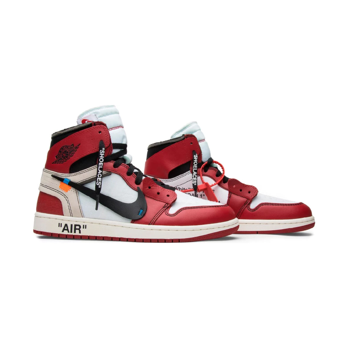 Nike Air Jordan 1 Retro High x Off-White Chicago Rosso Bianco Nero