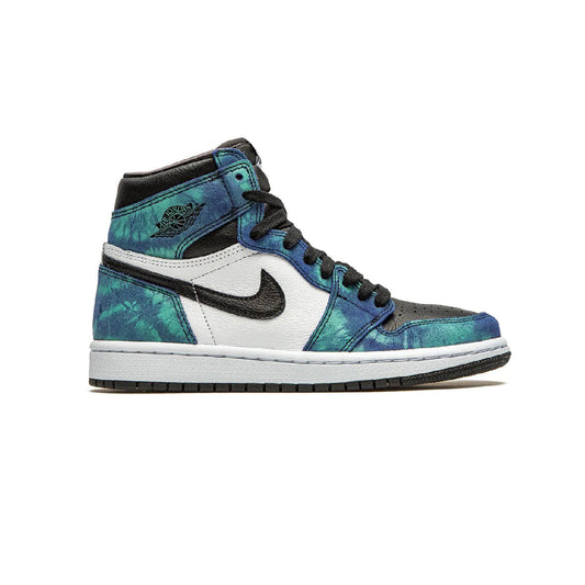 Nike Air Jordan 1 Retro High Tie-Dye Blu Verde Nero Donna