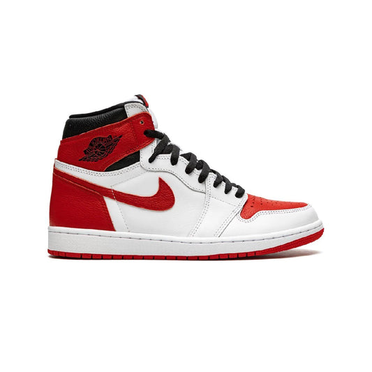 Nike Air Jordan 1 High Heritage Rosso e Bianco in Pelle