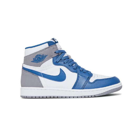 Nike Air Jordan 1 High OG True Blue Bianco e Grigio