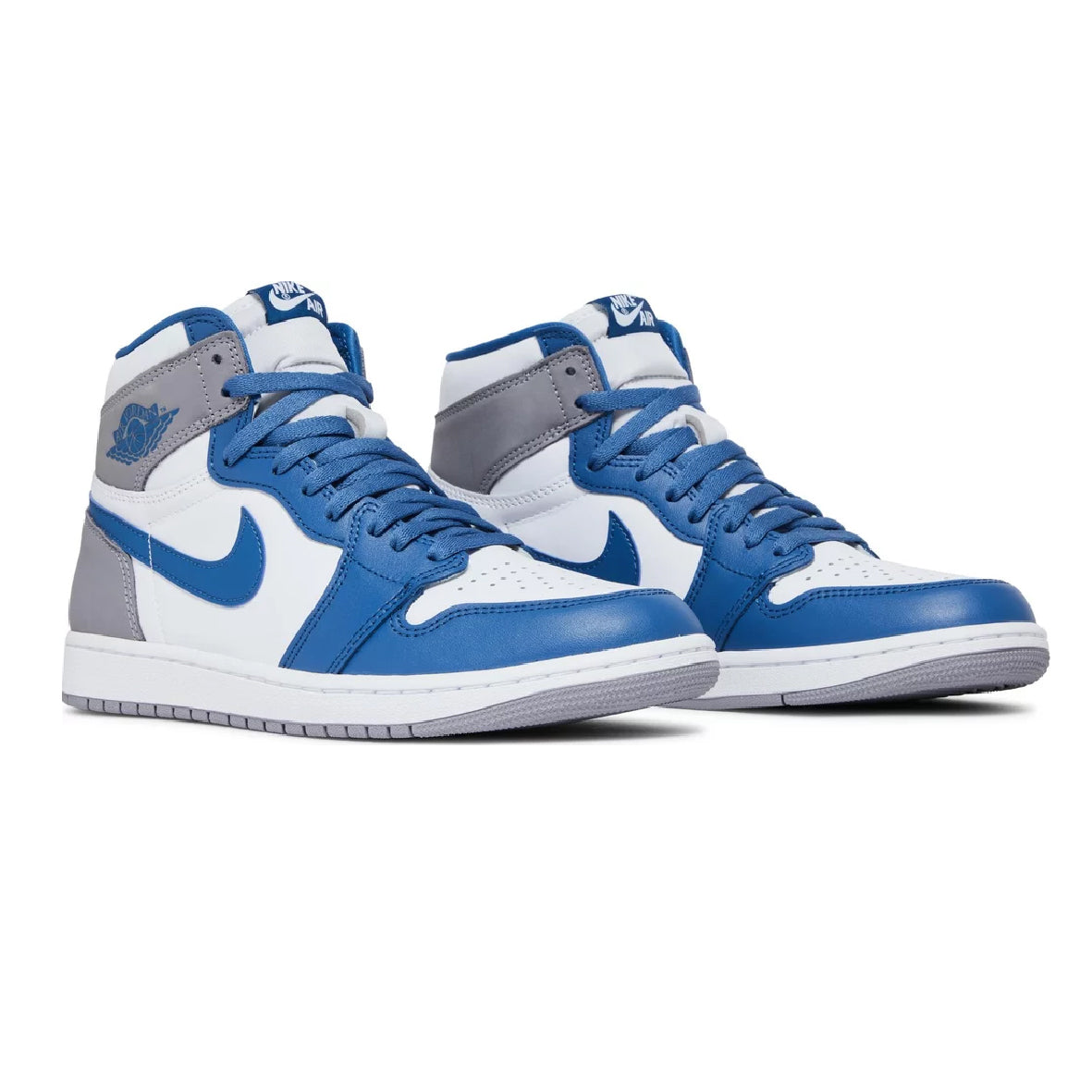 Nike Air Jordan 1 High OG True Blue Bianco e Grigio