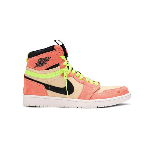 Nike Air Jordan 1 High Switch Albicocca Apricot e Volt