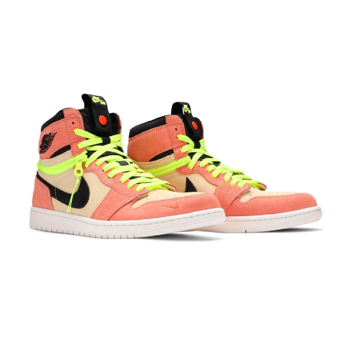 Nike Air Jordan 1 High Switch Albicocca Apricot e Volt