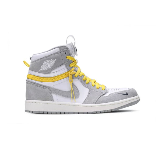 Nike Air Jordan 1 High Switch Grigio Smoke e Giallo