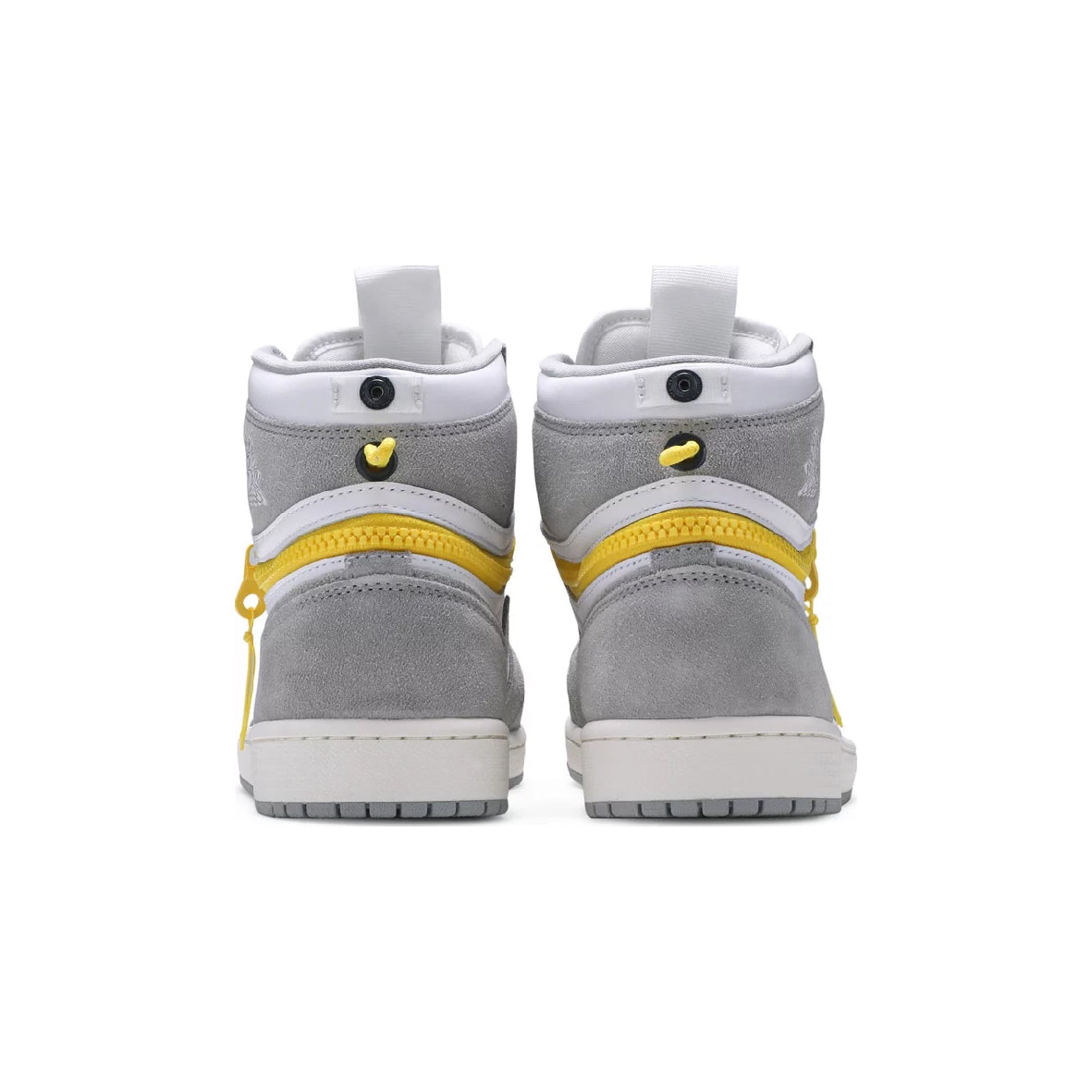 Nike Air Jordan 1 High Switch Grigio Smoke e Giallo