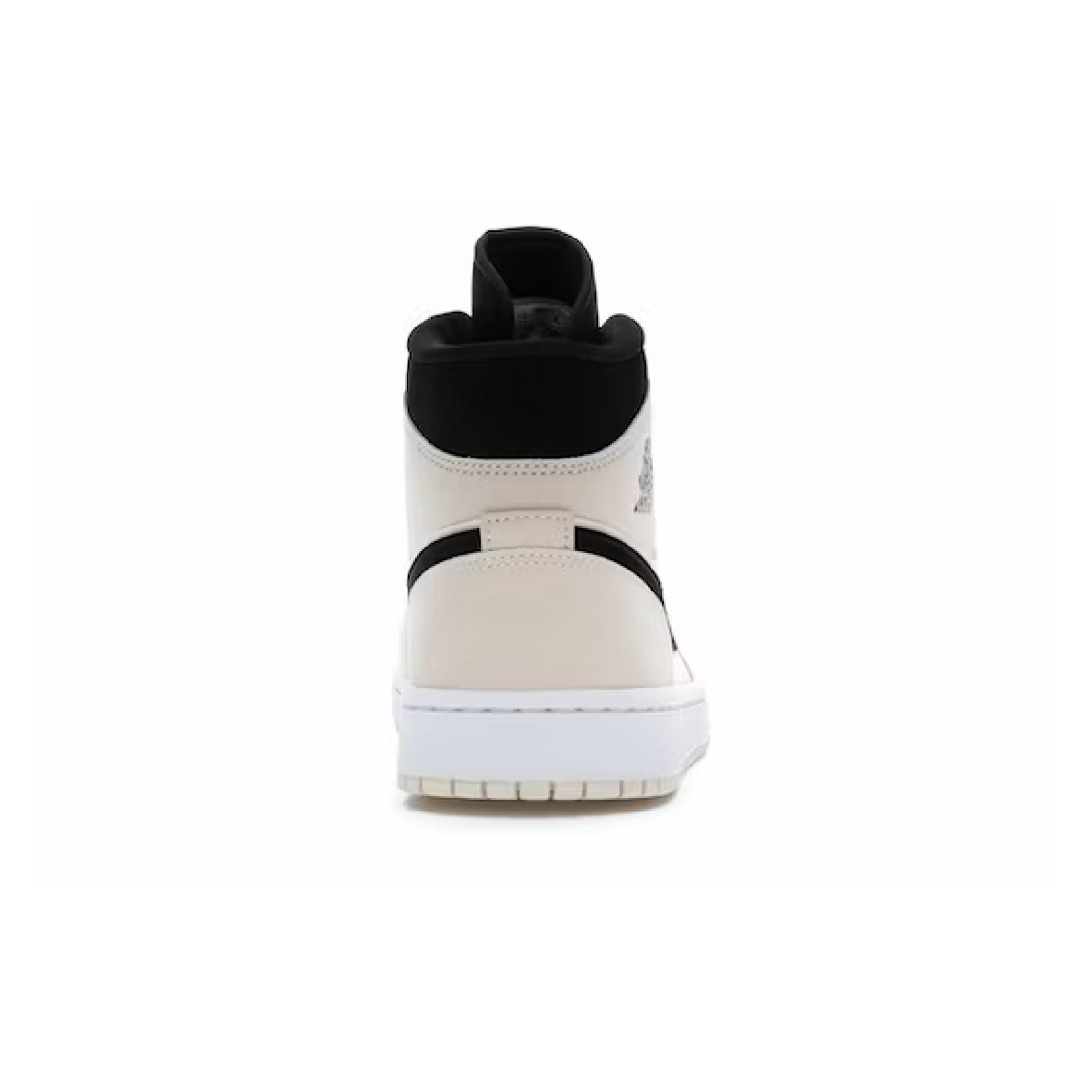 Nike Air Jordan 1 Mid Arancione Chiaro Nero Bianco Pelle Premium