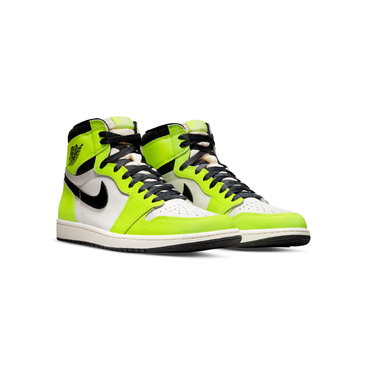 Nike Air Jordan 1 High OG Visionaire Giallo Lime e Nero