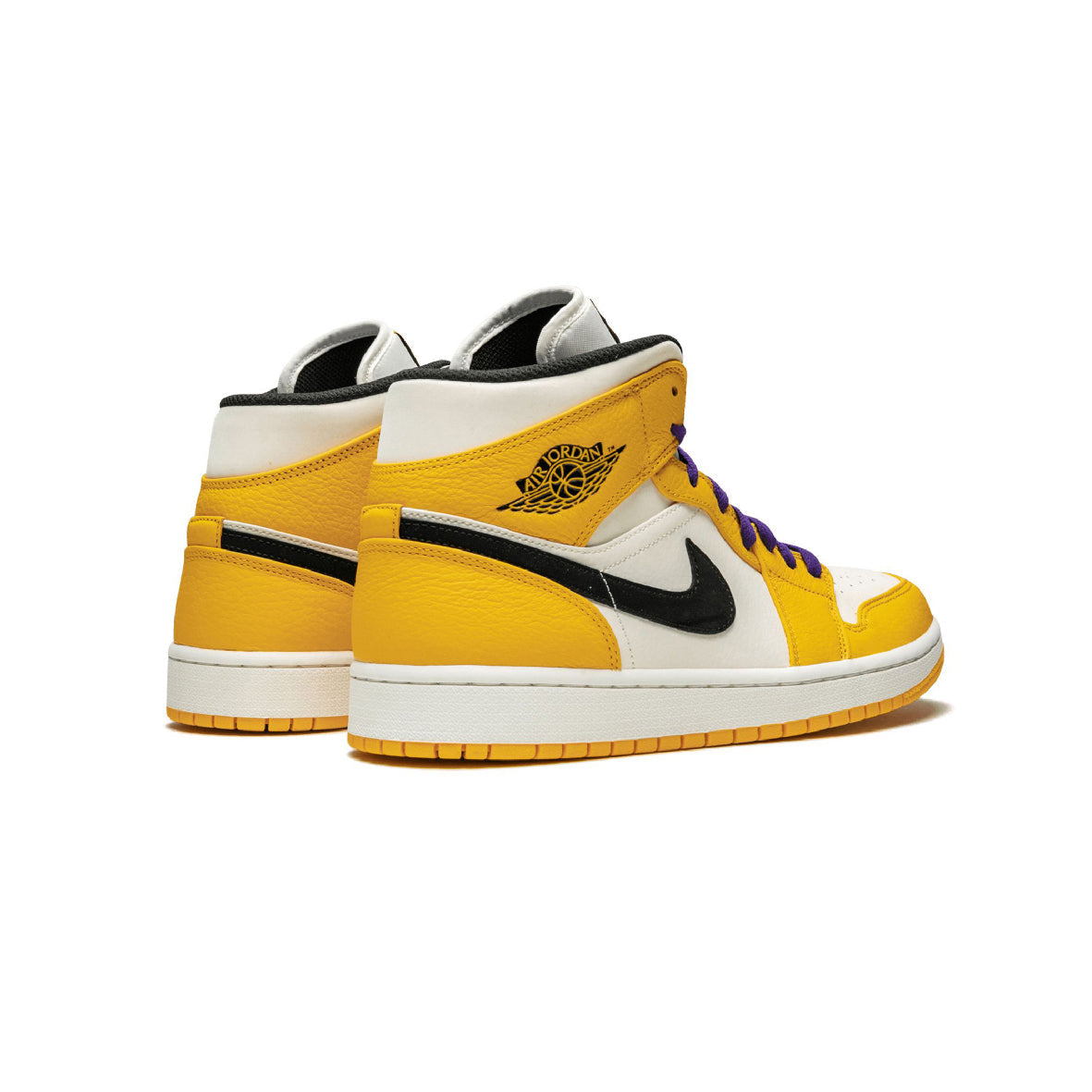 Nike Air Jordan 1 Mid SE Giallo Viola Lakers Retro