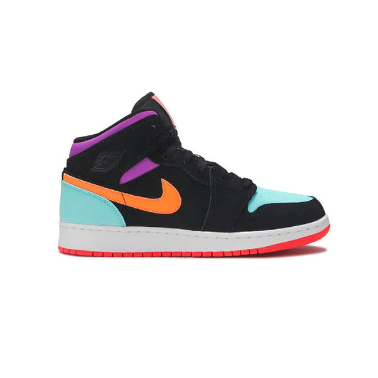 Nike Air Jordan 1 Mid Nero Multicolore Candy Retro