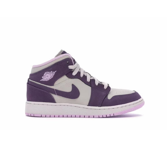 Nike Air Jordan 1 Mid GS Viola Pro Lilla Retro