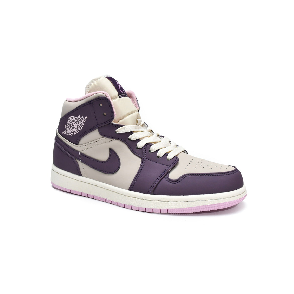 Nike Air Jordan 1 Mid GS Viola Pro Lilla Retro