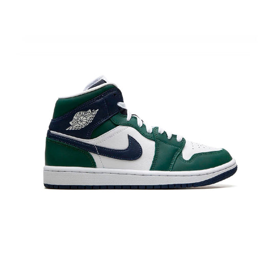 Nike Air Jordan 1 Mid Verde Noble Bianco Blu Retro
