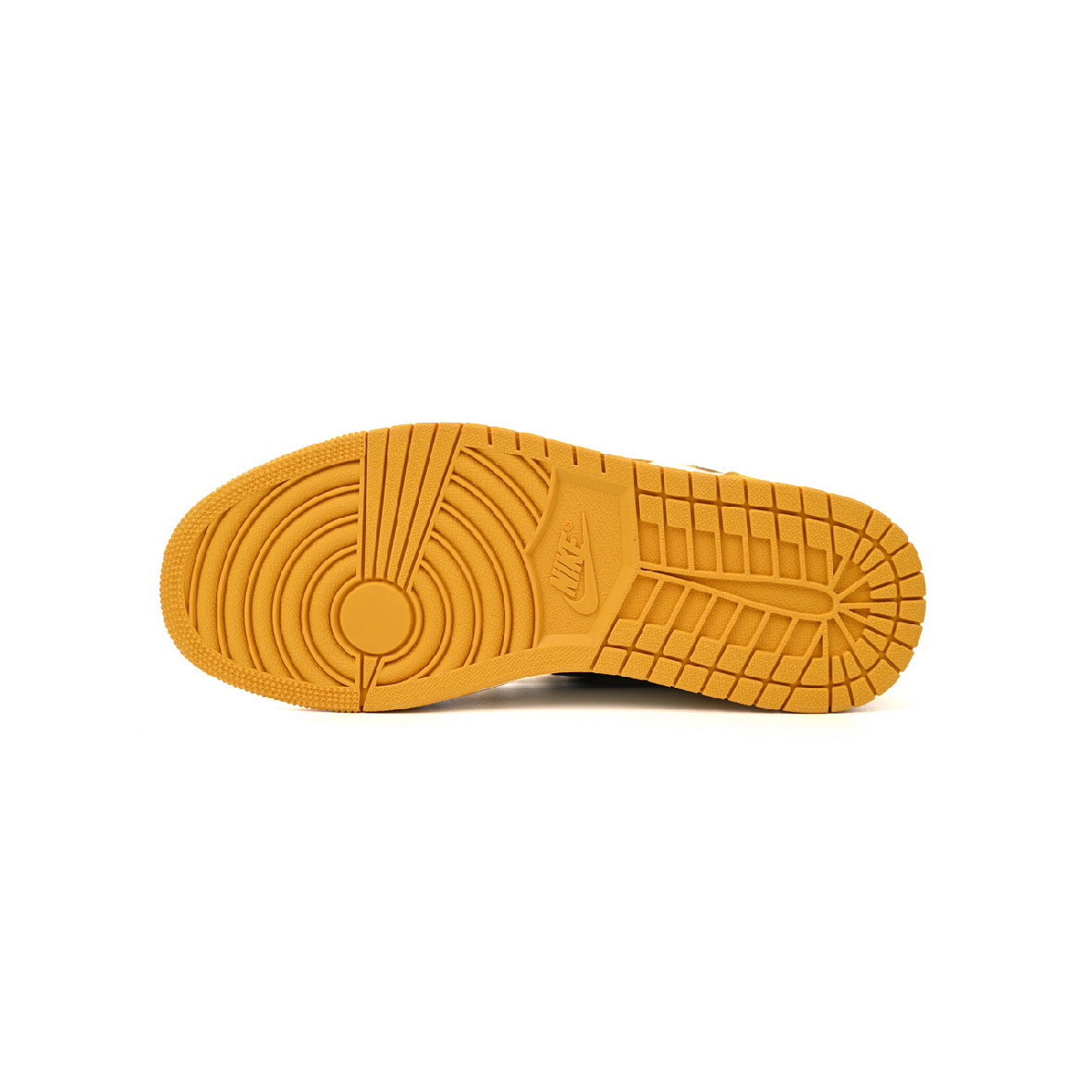 Nike Air Jordan 1 Alta Giallo Ocra Pelle Premium