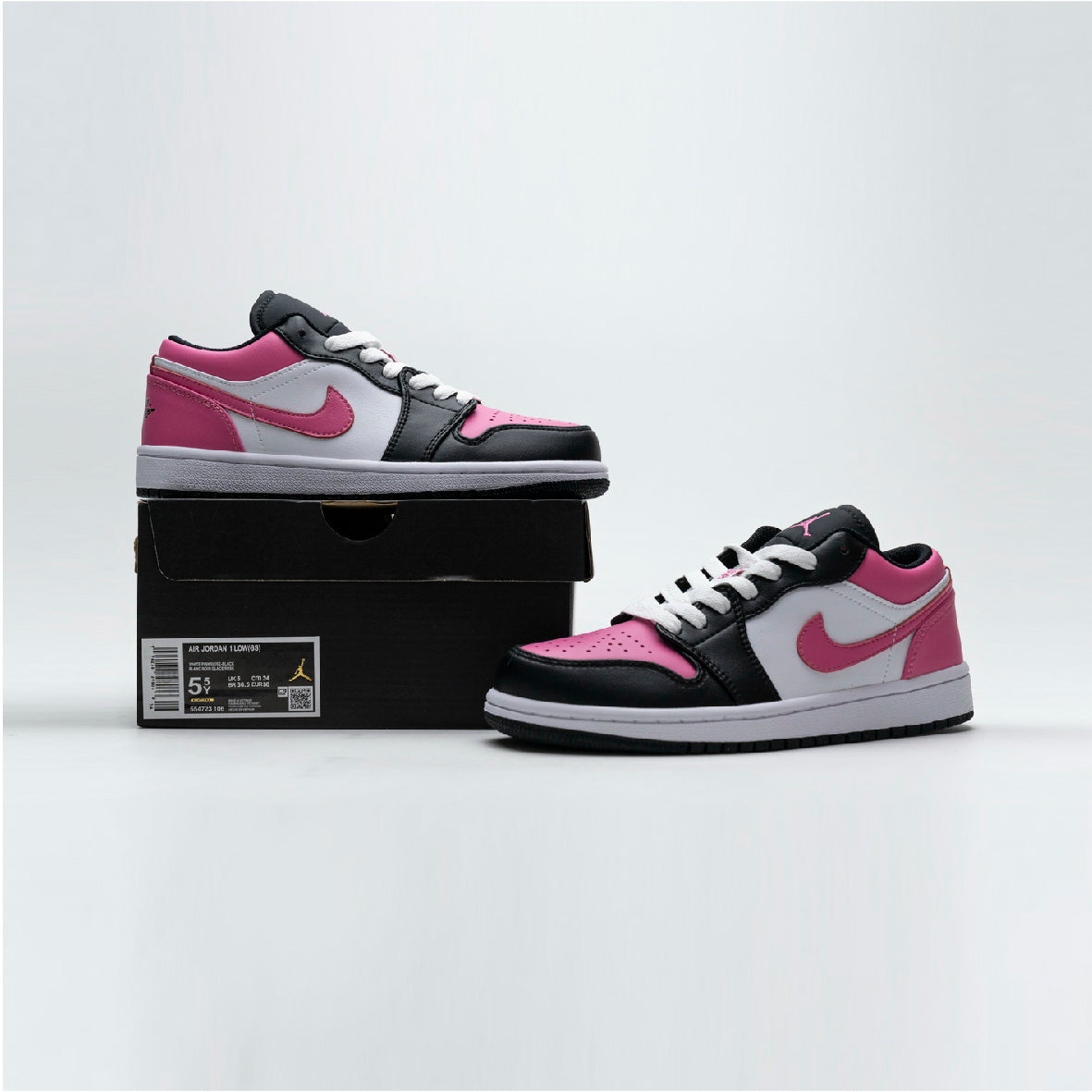 Nike Air Jordan 1 Low GS Nero Bianco Rosa Pinksicle