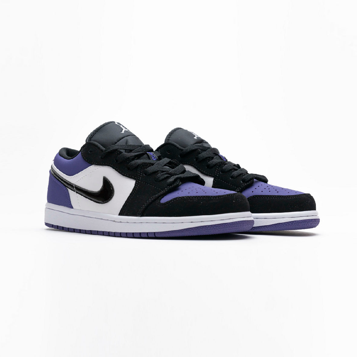 Nike Air Jordan 1 Low Viola Court Pelle Premium