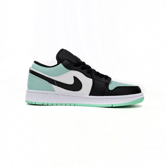 Nike Air Jordan 1 Low Verde Menta Nero Bianco Pelle Premium
