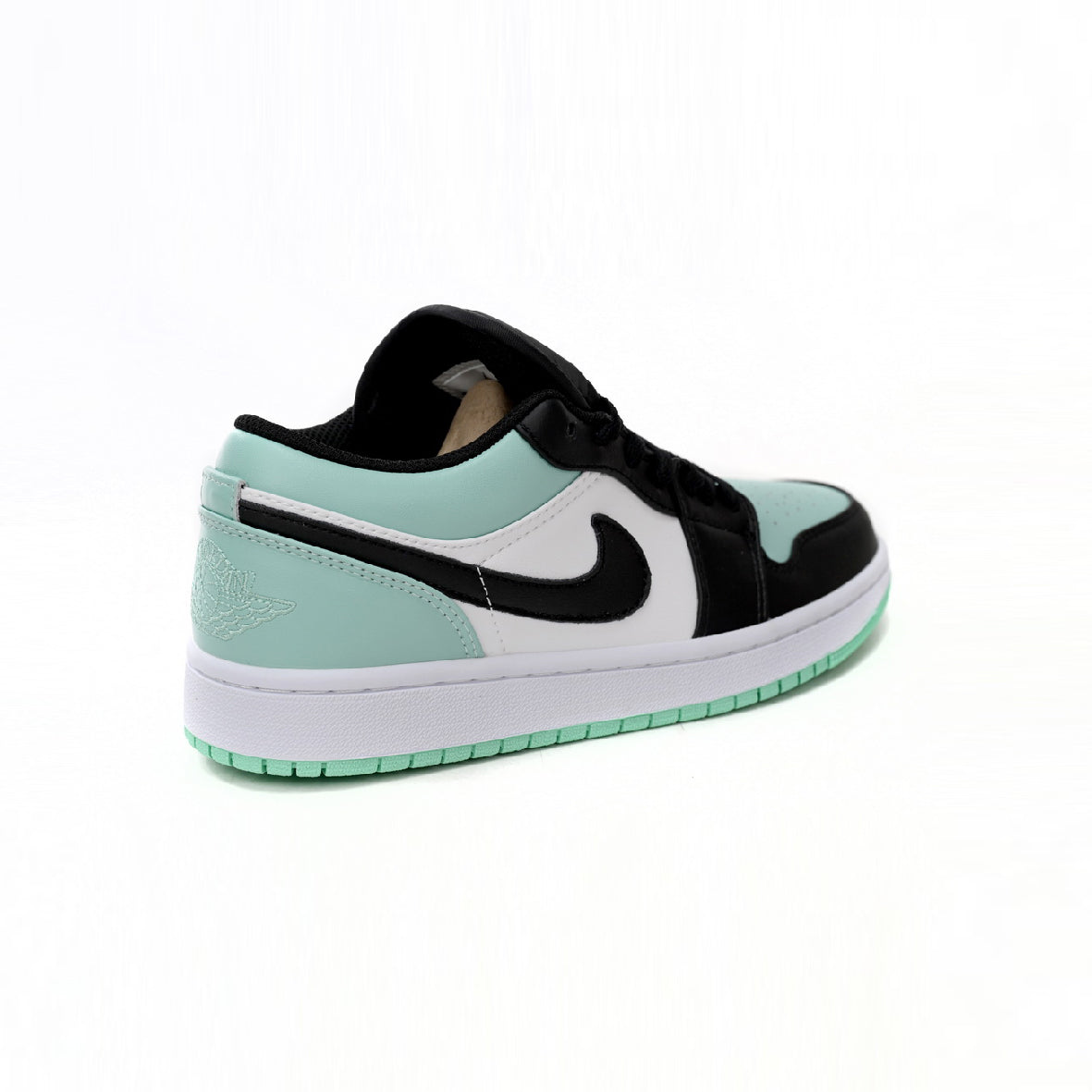 Nike Air Jordan 1 Low Verde Menta Nero Bianco Pelle Premium