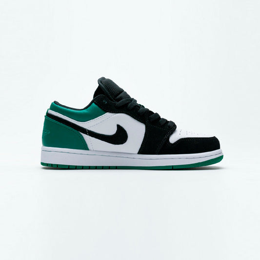 Nike Air Jordan 1 Low Verde Mystic Nero Bianco Pelle Premium