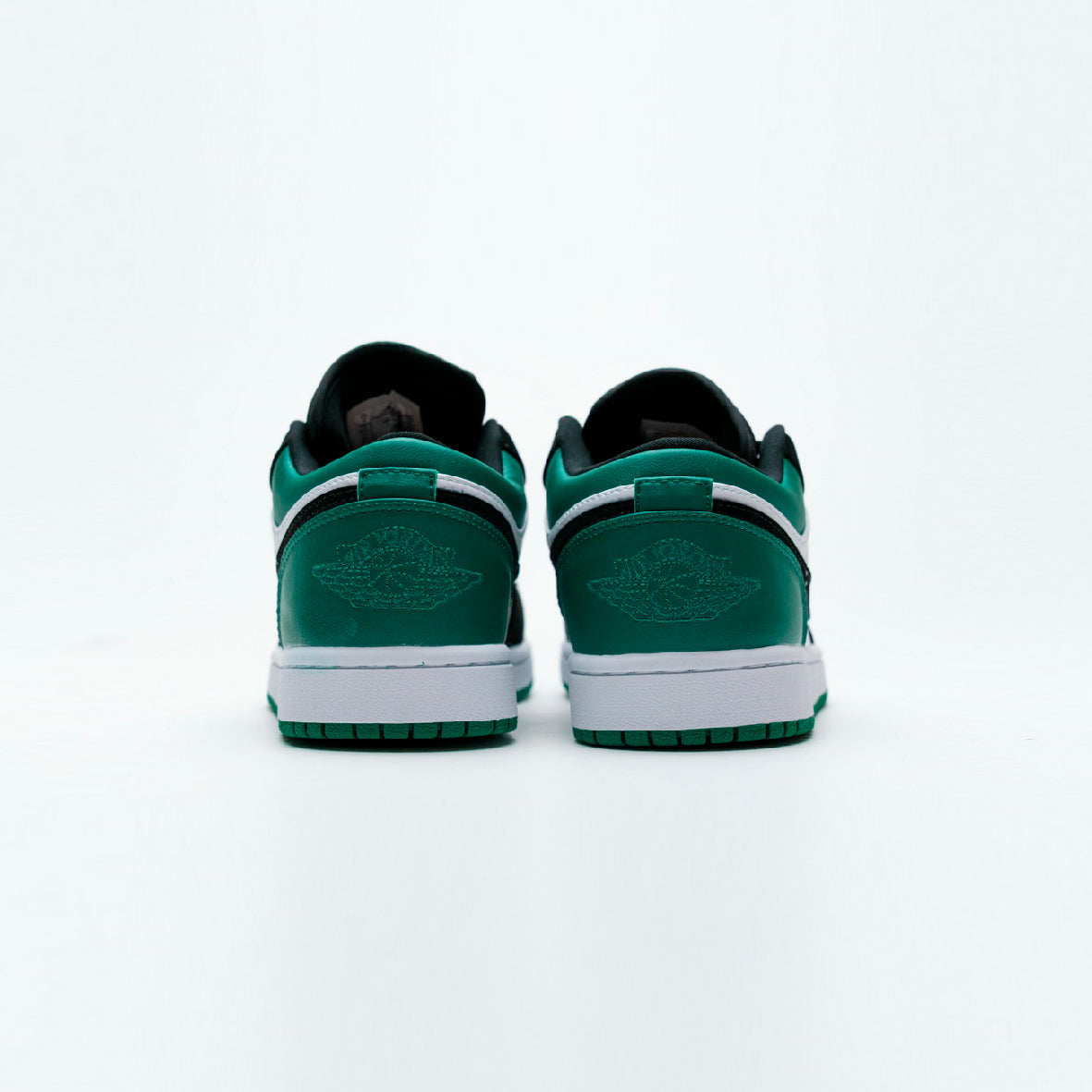Nike Air Jordan 1 Low Verde Mystic Nero Bianco Pelle Premium
