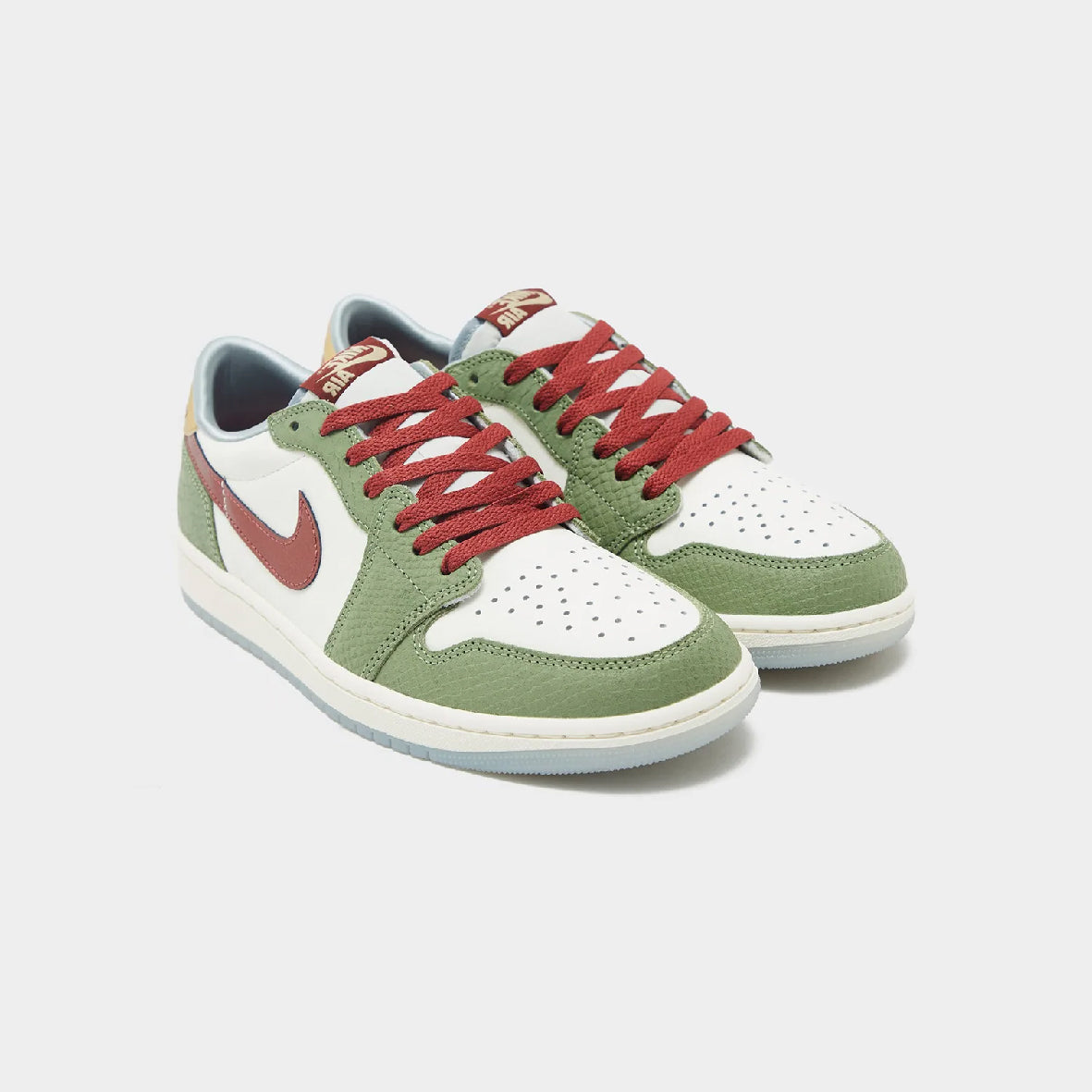 Nike Air Jordan 1 Low OG Verde Rosso Pelle Anno del Drago