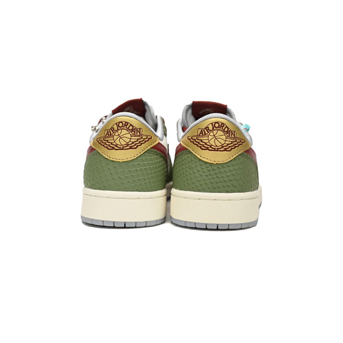 Nike Air Jordan 1 Low OG Verde Rosso Pelle Anno del Drago