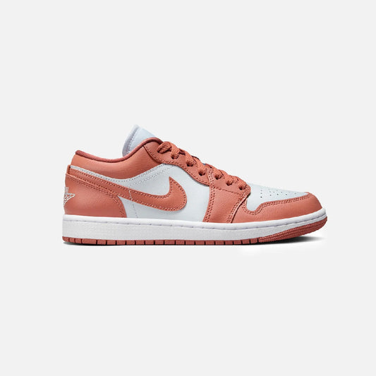 Nike Air Jordan 1 Low Rosa Salmone Bianco Pelle Premium