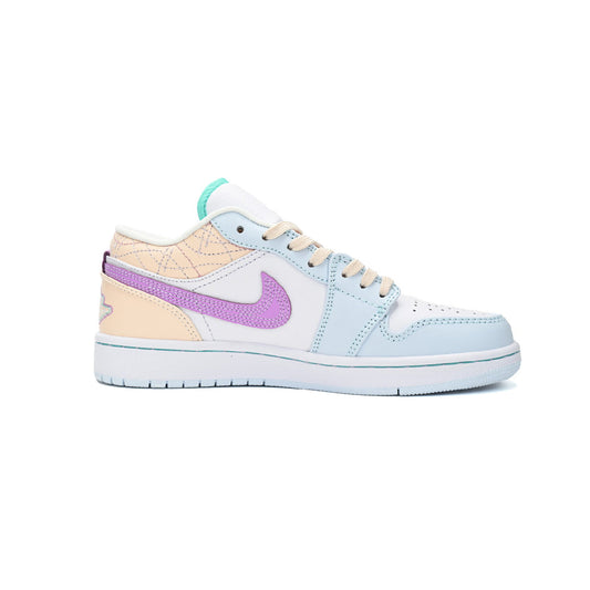 Nike Air Jordan 1 Low Multicolore Pastello Sashiko Pelle Premium