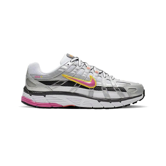 Nike P-6000 Argento Rosa Fucsia Scarpe Running Stile Retrò