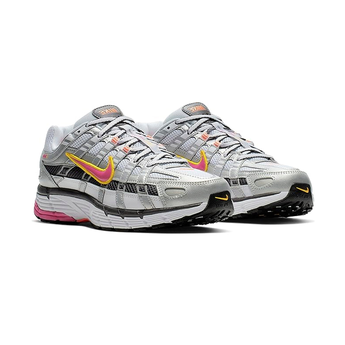 Nike P-6000 Argento Rosa Fucsia Scarpe Running Stile Retrò