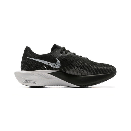 Nike ZoomX VaporFly Nero Bianco Argento Scarpe Running Leggere