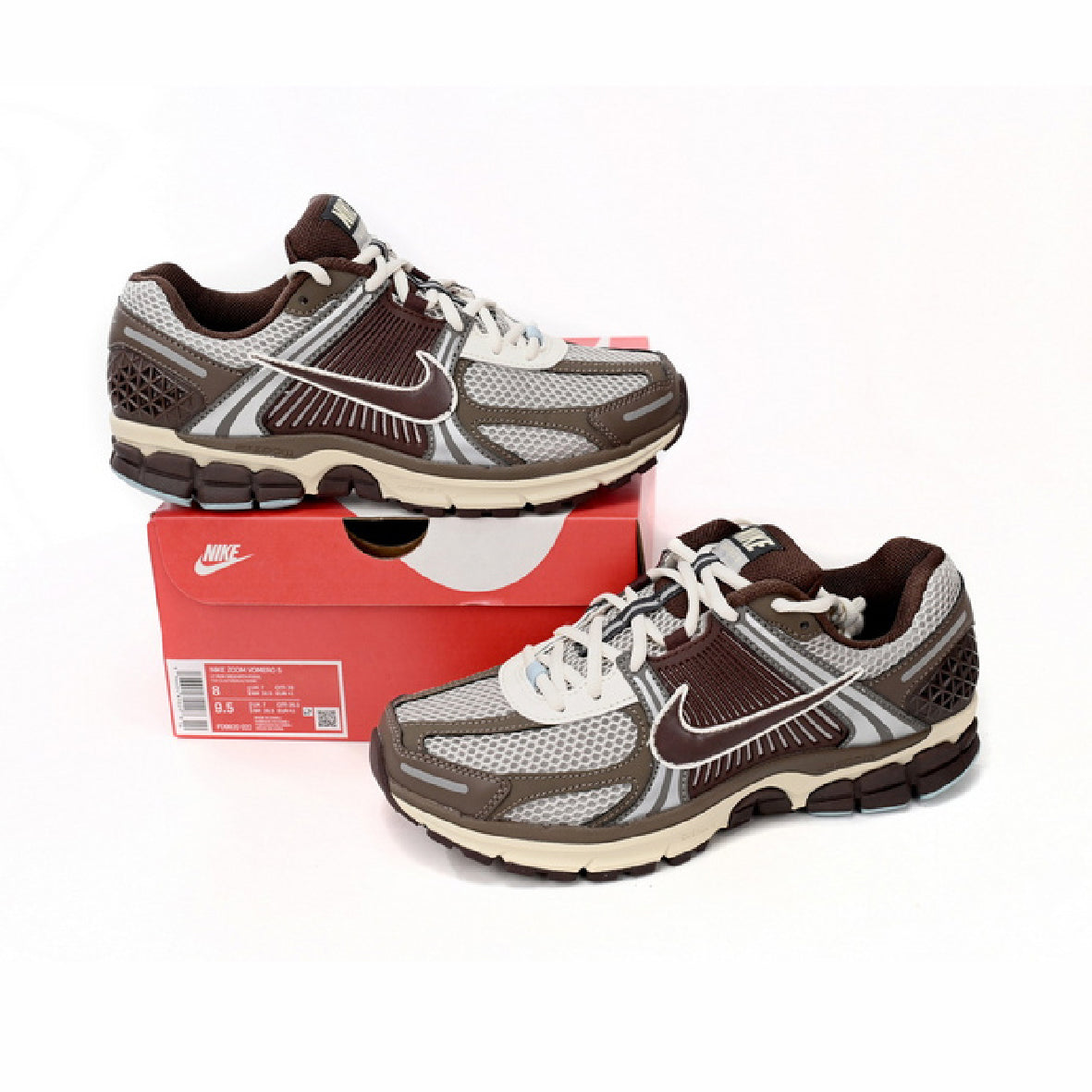 Sneakers Nike Air Zoom Vomero 5 Beige e Marroni - Stile Sportivo Uomo