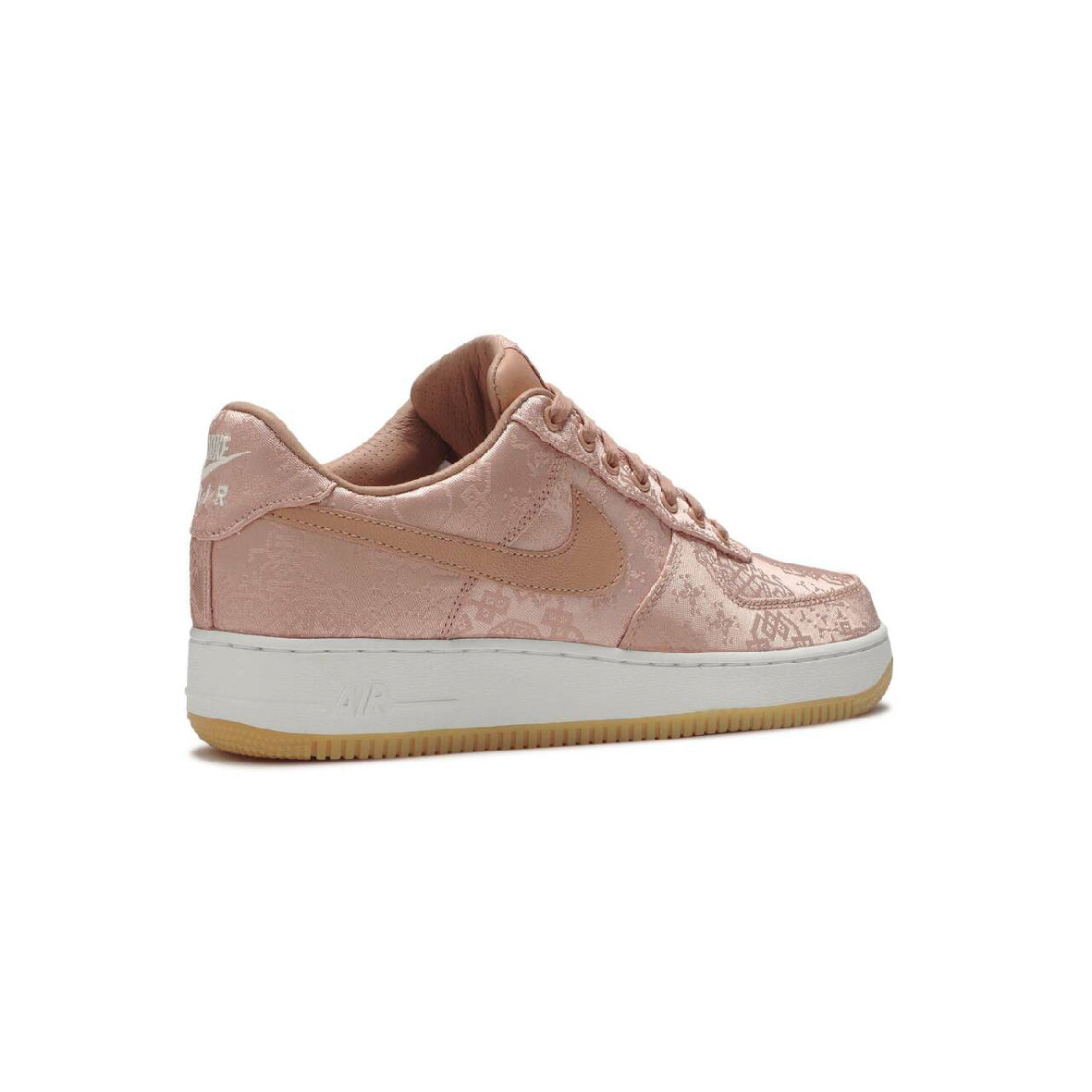 Nike Air Force 1 Low x Clot Seta Rosa Oro con Suola Gum